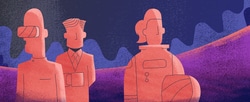 A scientist, an executive, and an astronaut.