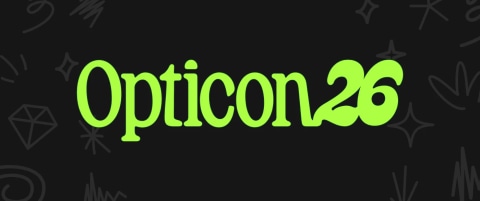 A graphic showing the Opticon 2026 logo.