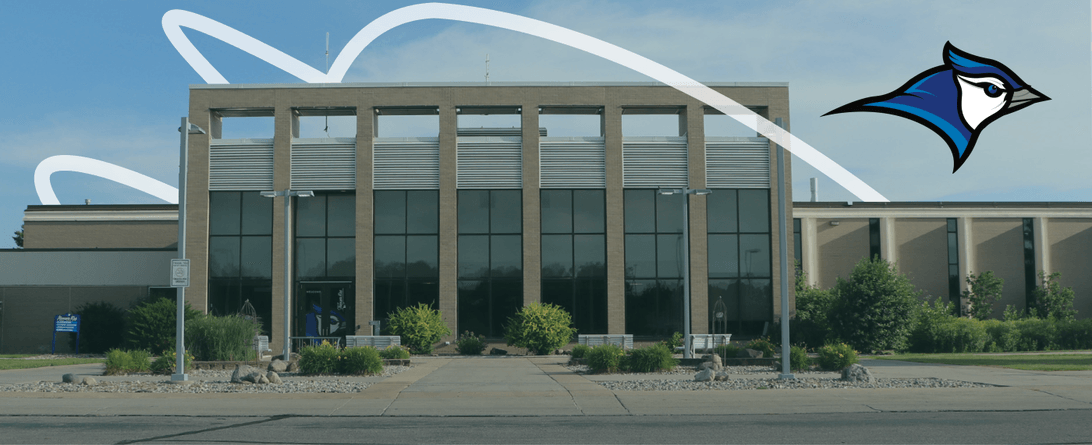 Stylized photo of Minnesota West with a Minnesota West logo.