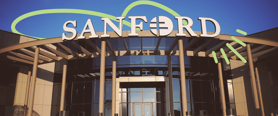 A stylized photo of a Sanford building.