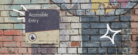 A sign that says Accessible Entry.