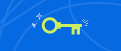 A key, signifying accessibility and E A A.