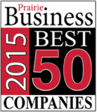 Prairie Business Best 50 Companies 2015 Logo